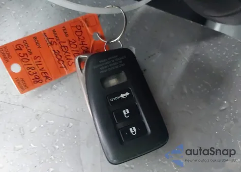 2016 Lexus Is 200T z USA, uszkodzony, nr VIN JTHBA1D27G5018398